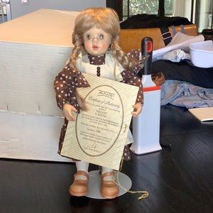 NWT Vintage Anri Ltd Ed Wooden Doll “Helen” 145/1000